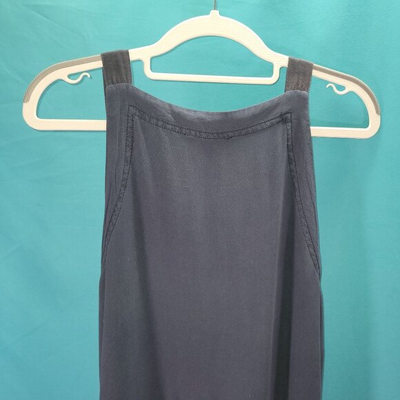 Splendid Collection Navy Blue Sleeveless V-Neck Tiered Dress XS - Picture 8 of 11